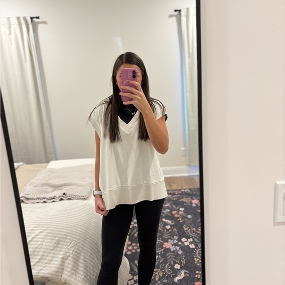Athleta Tops - Athleta Retroterry Vneck Sweatshirt